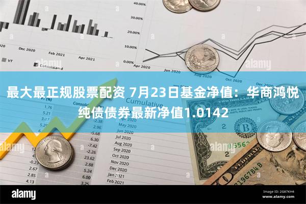 最大最正规股票配资 7月23日基金净值：华商鸿悦纯债债券最新净值1.0142